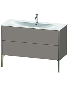 Duravit XViu vanity unit XV43040B143 121 x 59, match1 x 48 cm, basalt matt, 2 2000