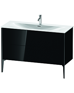 Duravit XViu vanity unit XV43040B240 121 x 59, match1 x 48 cm, black high gloss, 2 2000