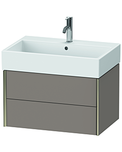 Duravit XViu vanity unit XV43350B143 68.4 x 39.7 x 45.4 cm, basalt matt, 2 drawers, champagne matt