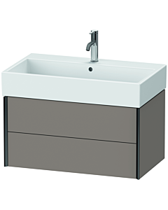Duravit XViu vanity unit XV43360B243 78.4 x 39.7 x 45.4 cm, basalt matt, 2 drawers, black matt
