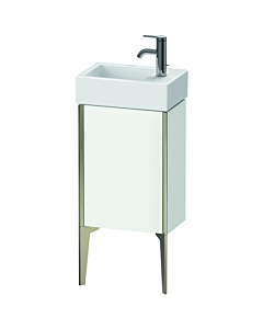 Duravit XViu Waschtisch-Unterschrank XV4530LB118 36,4 x 49,3 x 23,4 cm, links, weiß matt, 1 Tür, champagner matt