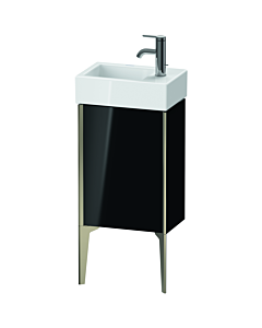Duravit XViu vanity unit XV4530LB140 36.4 x 49.3 x 23.4 cm, left, black high gloss, 2000 door, matt champagne