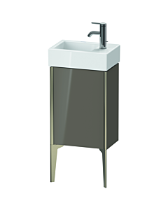 Duravit Meuble sous-vasque XViu XV4530LB189 36,4 x 49,3 x 23,4 cm, gauche, gris flanelle brillant, 2000 , champagne mat