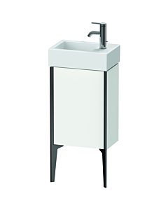 Duravit XViu Waschtisch-Unterschrank XV4530LB218 36,4 x 23,4 x 49,3 cm, links, weiß matt, 1 Tür, schwarz matt