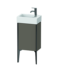 Duravit XViu vanity unit XV4530RB290 36.4 x 49.3 x 23.4 cm, right, flannel gray silk matt, 2000 door, black matt