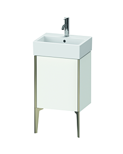 Duravit XViu vanity unit XV4531LB118 43.4x33.4x49.3cm, matt champagne, door on the left, matt white