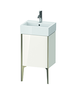 Duravit XViu Waschtisch-Unterschrank XV4531LB122 43,4x33,4x49,3cm, champagner matt, Tür links, weiß hochglanz