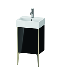 Duravit Meuble sous-vasque XViu XV4531LB140 43,4x33,4x49,3cm, champagne mat, porte à gauche, noir brillant