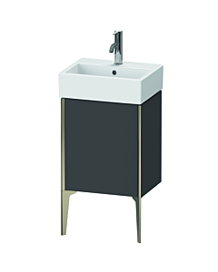 Duravit XViu Waschtisch-Unterschrank XV4531LB149 43,4x33,4x49,3cm, champagner matt, Tür links, graphit matt