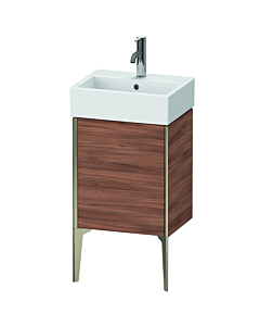 Duravit XViu Waschtisch-Unterschrank XV4531LB179 43,4x33,4x49,3cm, champagner matt, Tür links, nussbaum natur