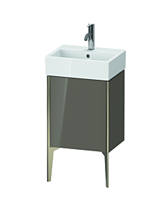 Duravit XViu Waschtisch-Unterschrank XV4531LB189 43,4x33,4x49,3cm, champagner matt, Tür links, flannel grey hochglanz