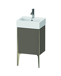 Duravit XViu vanity unit XV4531LB190 43.4x33.4x49.3cm, matt champagne, door on the left, flannel gray silk matt