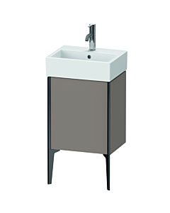 Duravit XViu vanity unit XV4531LB243 43.4x33.4x49.3cm, matt black, left, matt basalt