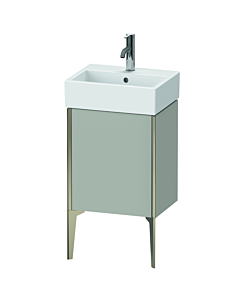 Duravit Meuble sous-vasque XViu XV4531RB107 43,4x33,4x49,3cm, champagne mat, porte à droite, gris béton mat