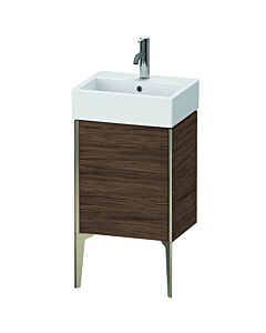 Duravit XViu vanity unit XV4531RB121 43.4x33.4x49.3cm, matt champagne, door on the right, dark walnut