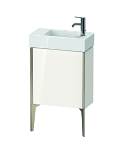 Duravit XViu meuble sous-vasque XV4532LB122 48,4 x 49,3 x 23,4 cm, gauche, blanc brillant, 2000 , champagne mat