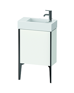 Duravit XViu Waschtisch-Unterschrank XV4532LB218 48,4 x 23,4 x 49,3 cm, links, weiß matt, 1 Tür, schwarz matt