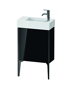 Duravit XViu vanity unit XV4532LB240 48.4 x 49.3 x 23.4 cm, left, black high gloss, 2000 door, black matt