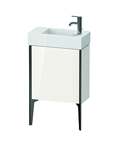Duravit XViu vanity unit XV4532RB285 48.4 x 49.3 x 23.4 cm, right, white high gloss, 2000 door, black matt