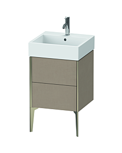 Duravit Meuble sous-vasque XViu XV45330B175 48,4 x 49,3 x 45,4 cm, lin, 2 coulissants, champagne mat