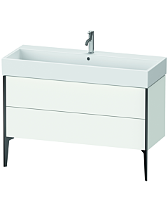 Duravit Meuble sous-vasque XViu XV45380B218 118,4 x 49,3 x 45,4 cm, match1 mat, 2 blanc