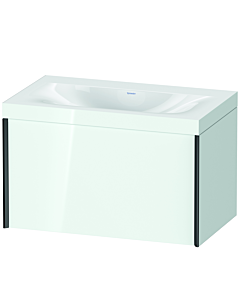 Duravit Meuble sous-vasque XViu XV4610NB285C 80x48cm, 2000 , noir mat, Rahmen C, blanc brillant