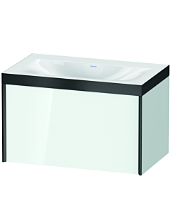 Duravit Meuble sous-vasque XViu XV4610NB285P 80x48cm, 2000 , noir mat, Rahmen P, blanc brillant