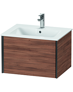 Duravit Meuble sous-vasque XViu XV40250B279 61 x 40 x 48 cm, 2000 naturel, coulissant match1, suspendu, noir mat