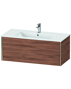 Duravit Meuble sous-vasque XViu XV40270B179 101 x 40 x 48 cm, 2000 naturel, coulissant match1, suspendu, champagne mat