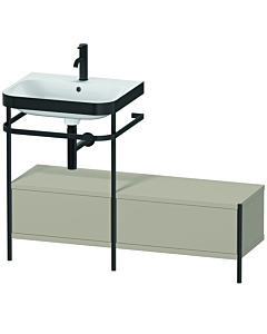 Duravit Happy D.2 Plus combinaison de vanité HP4760O6060 120x49cm, avec console en métal, trou pour 2000 , finition satinée taupe
