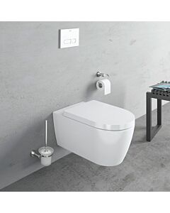 Duravit ME by Starck Wand-WC Rimless® Set 45290900A1, weiss, mit WC und WC-Sitz