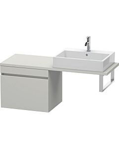 Duravit DuraStyle vasque DS532300707 60 x 47,8 cm, gris béton mat, pour console, coulissant 2000