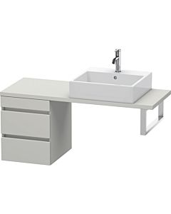 Duravit DuraStyle vanity unit DS532600707 40 x 47.8 cm, concrete gray matt, for console, 2 drawers