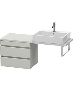Duravit DuraStyle vanity unit DS532800707 60 x 47.8 cm, concrete gray matt, for console, 2 drawers