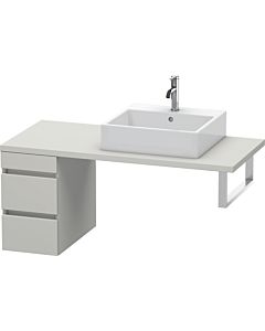 Duravit DuraStyle vanity unit DS533500707 30 x 54.8 cm, concrete gray matt, for console, 2 drawers