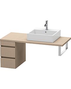 Duravit DuraStyle Waschtisch-Unterschrank DS533507575 30 x 54,8 cm, leinen, für Konsole, 2 Schubkästen