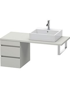 Duravit DuraStyle vanity unit DS533600707 40 x 54.8 cm, concrete gray matt, for console, 2 drawers