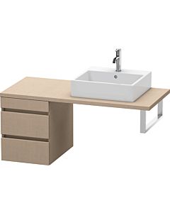 Duravit DuraStyle Waschtisch-Unterschrank DS533607575 40 x 54,8 cm, leinen, für Konsole, 2 Schubkästen