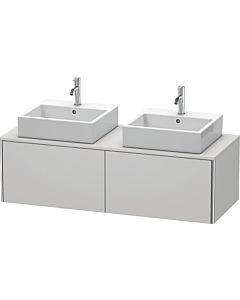 Duravit XSquare Waschtisch-Unterschrank XS4906B3939 140x40x58,4cm, 2 Auszüge, beidseitig, Nordic weiß seidenmatt