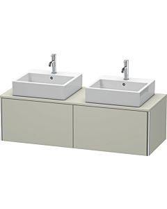 Duravit XSquare Duravit XSquare XS4906B6060 140x40x58,4cm, 2 pull-out compartments, double-sided, taupe satin finish
