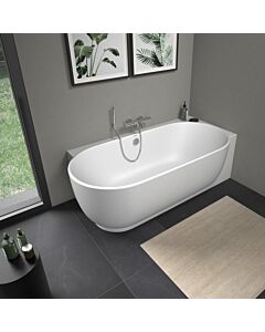 Duravit Luv bathtub 700432000000000 185 x 95 x 46 cm, right corner, paneling and frame, 2 Duravit Luv , white