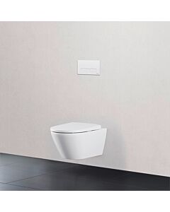 Duravit D-Neo Wand-WC Set 45770900A1  Rimless, Tiefspüler, WC mit WC-Sitz, Durafix Befestigung, Weiß Hochglanz