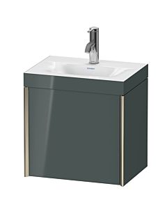 Duravit XViu meuble sous-vasque XV4630OB138C 45x33,3cm, 2000 , gauche, 2000 , champagne mat, Rahmen C, gris dolomiti brillant
