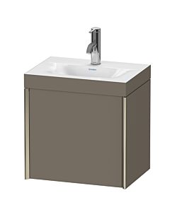 Duravit XViu meuble sous-vasque XV4630OB190C 45x33,3cm, 2000 , gauche, 2000 , champagne mat, Rahmen C, flanelle gris soie mat