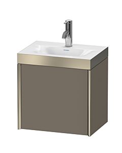 Duravit XViu meuble sous-vasque XV4630OB190P 45x33,3cm, 2000 , gauche, 2000 , champagne mat, Rahmen P, flanelle gris soie mat