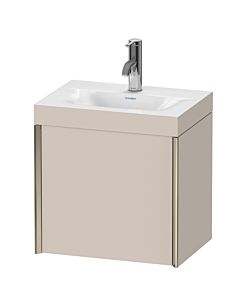 Duravit XViu meuble sous-vasque XV4630OB191C 45x33,3cm, 2000 , gauche, 2000 , champagne mat, Rahmen C, taupe mat