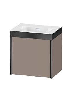 Duravit XViu vanity unit XV4631NB243P 45x33.3cm, 2000 door, right, without tap hole, matt black, Rahmen P, matt basalt