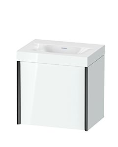 Duravit XViu vanity unit XV4631NB285C 45x33.3cm, 2000 door, right, without tap hole, black matt, Rahmen C, white high gloss