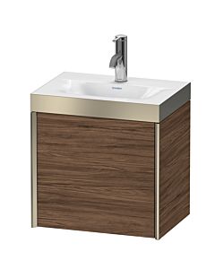 Duravit XViu meuble sous-vasque XV4631OB121P 45x33,3cm, 2000 , droite, 2000 , champagne mat, Rahmen P, noyer foncé