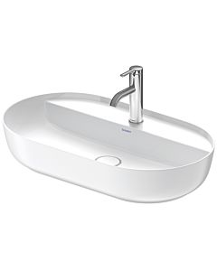 Duravit Luv washbasin 0380702600 70x40cm, ground, 2000 hole, without overflow, with tap hole bank, white/white